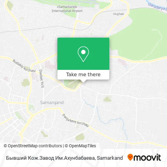 Бывший Кож.Завод Им.Ахунбабаева map