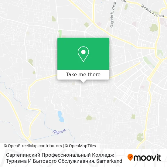 Сартепинский Профессиональный Колледж Туризма И Бытового Обслуживания map