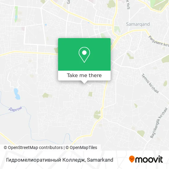 Гидромелиоративный Колледж map