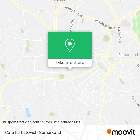 Cafe Furkatovich map