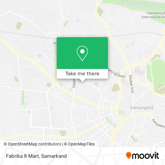 Fabrika 8 Mart map