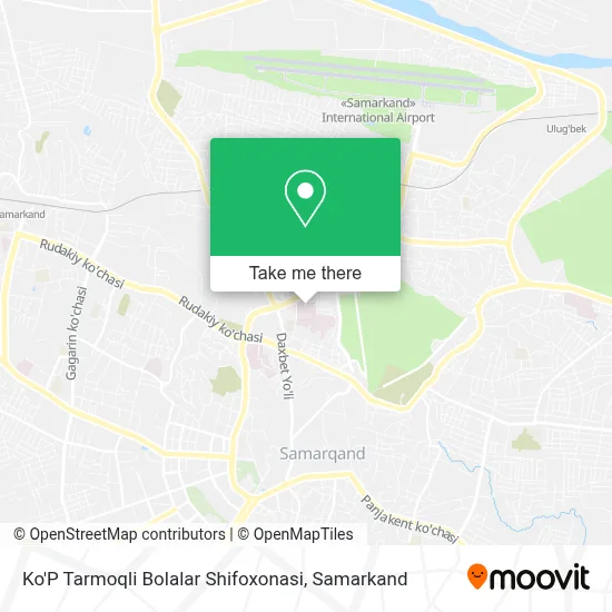 Ko'P Tarmoqli Bolalar Shifoxonasi map