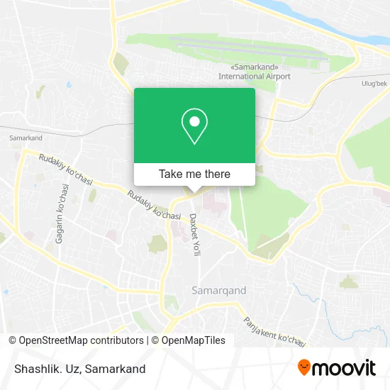 Shashlik. Uz map