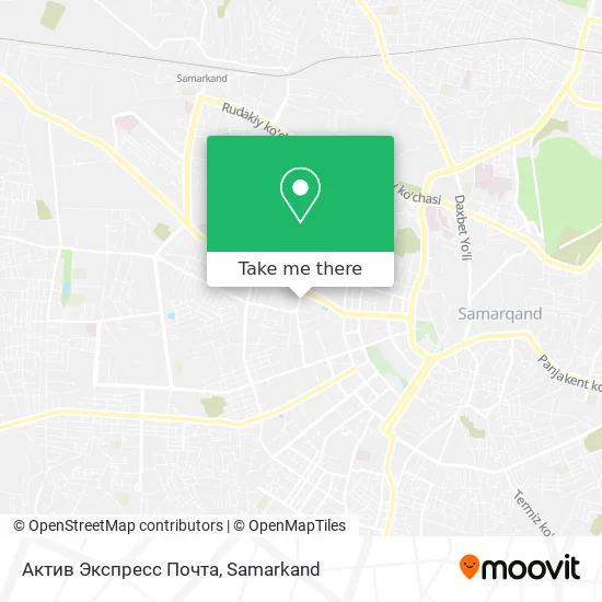 Актив Экспресс Почта map