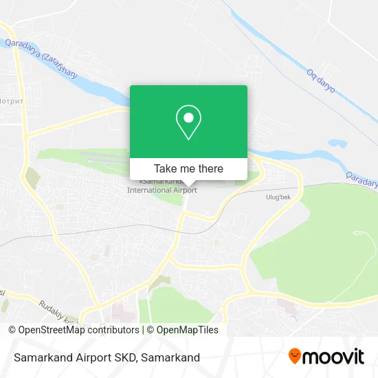 Samarkand Airport SKD map