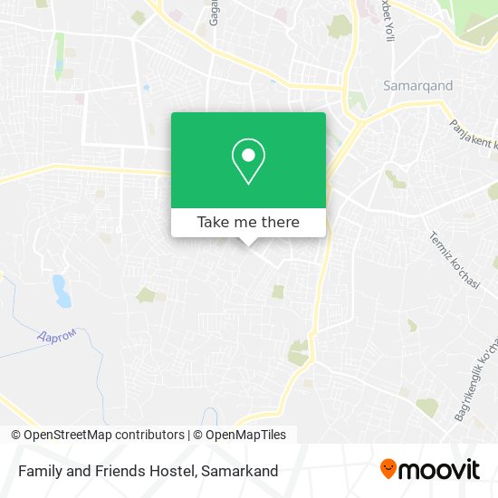 Family and Friends Hostel map