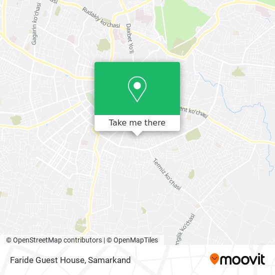 Faride Guest House map