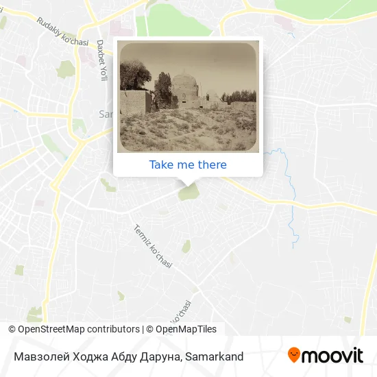 Мавзолей Ходжа Абду Даруна map