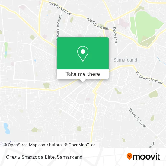 Отель Shaxzoda Elite map