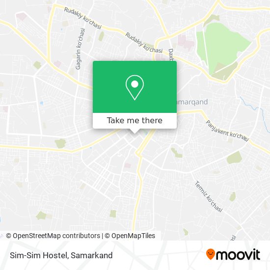 Sim-Sim Hostel map