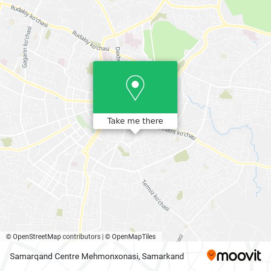 Samarqand Centre Mehmonxonasi map
