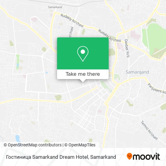 Гостиница Samarkand Dream Hotel map