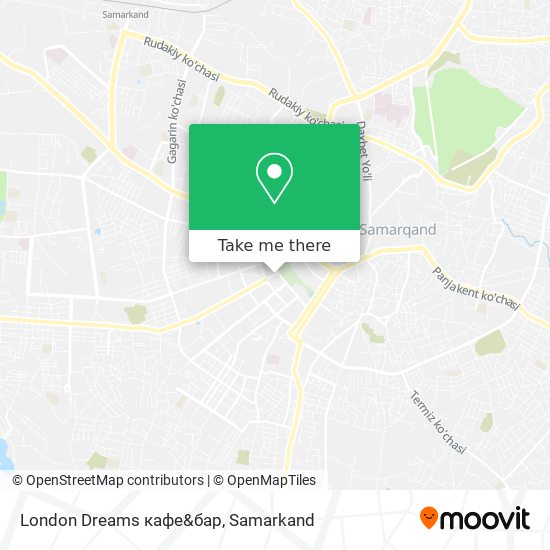 London Dreams кафе&бар map