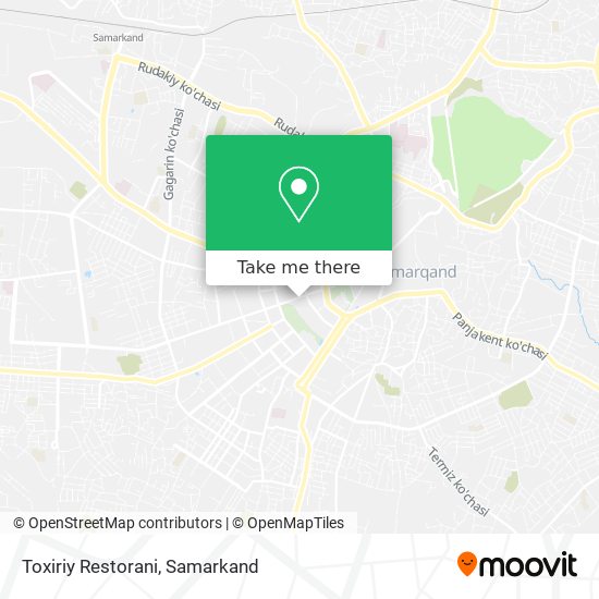 Toxiriy Restorani map