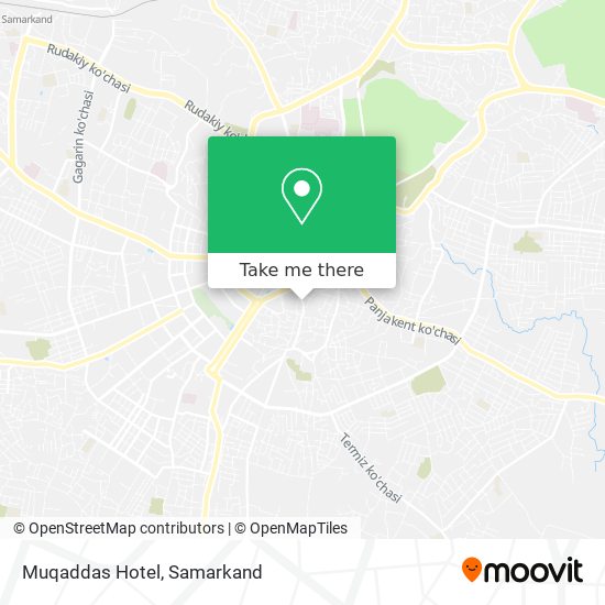 Muqaddas Hotel map