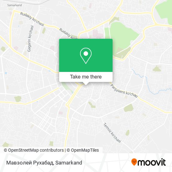 Мавзолей Рухабад map