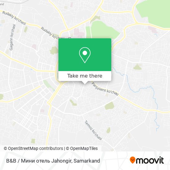 B&B / Мини отель Jahongir map