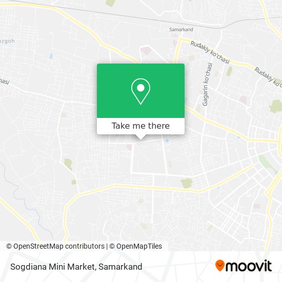 Sogdiana Mini Market map