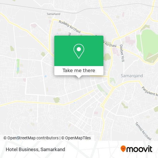 Hotel Business map