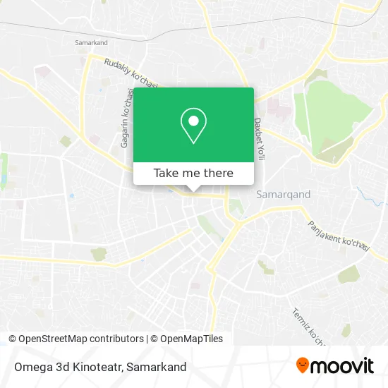 Omega 3d Kinoteatr map