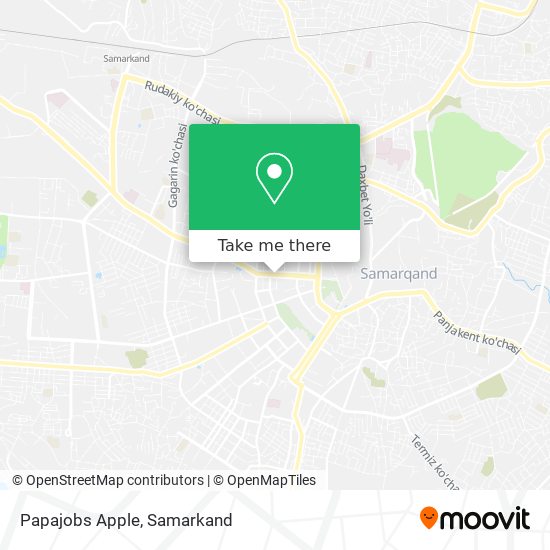 Papajobs Apple map