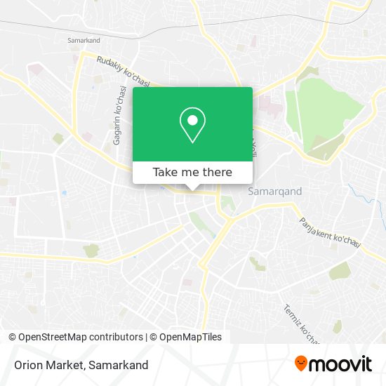 Orion Market map