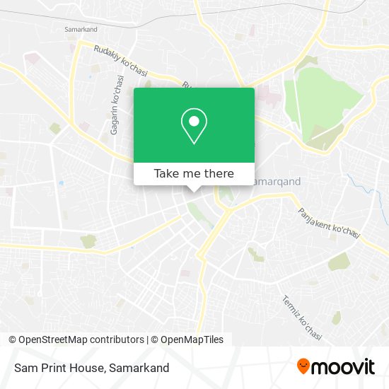 Sam Print House map