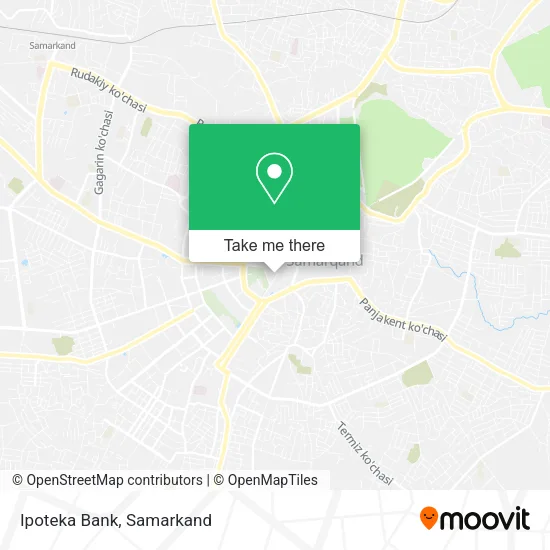 Ipoteka Bank map
