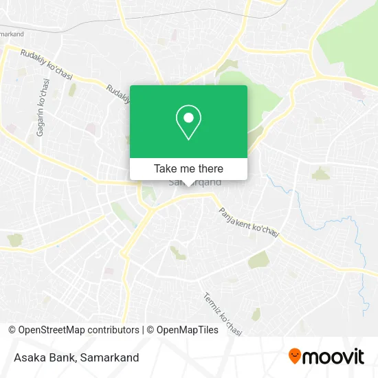Asaka Bank map