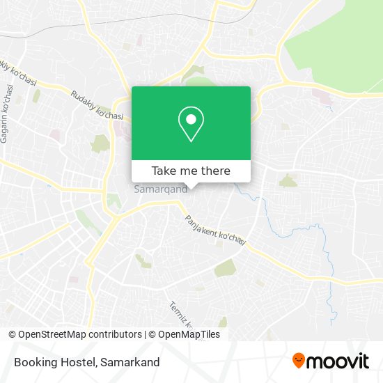 Booking Hostel map