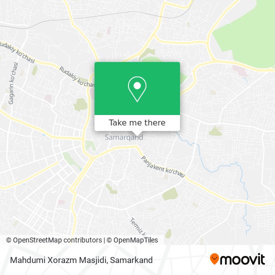 Mahdumi Xorazm Masjidi map