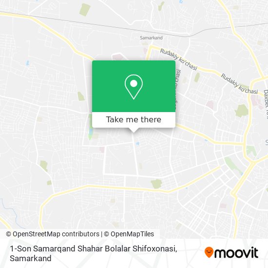 1-Son Samarqand Shahar Bolalar Shifoxonasi map