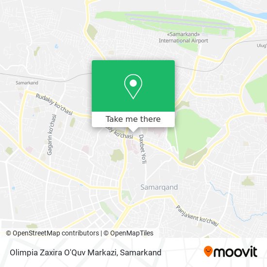Olimpia Zaxira O'Quv Markazi map