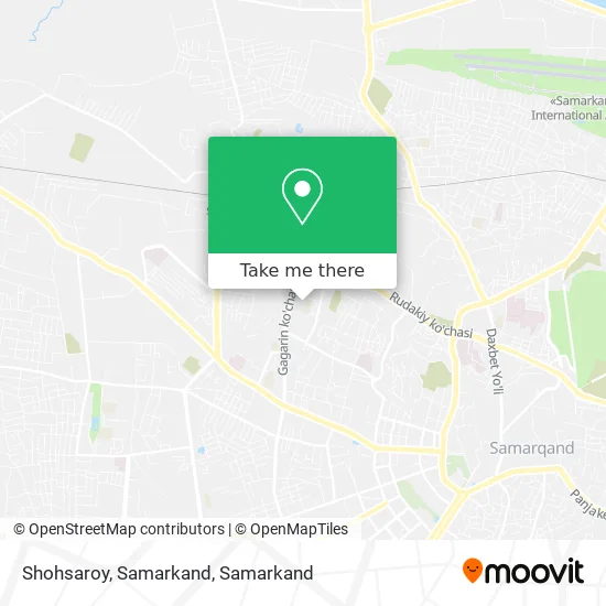 Shohsaroy, Samarkand map