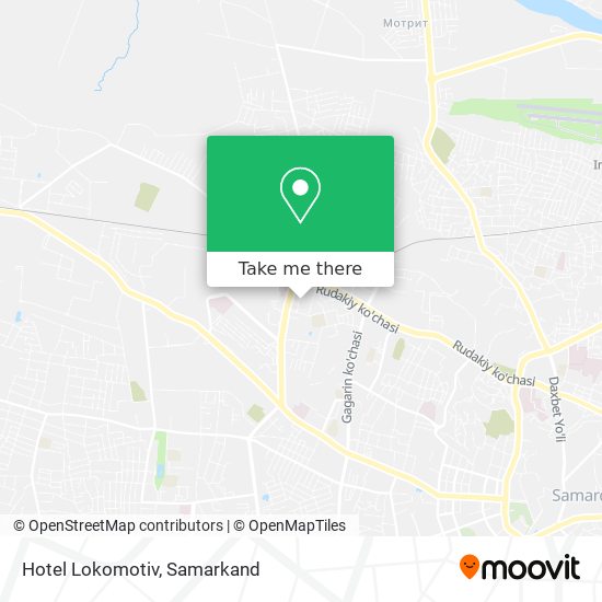 Hotel Lokomotiv map