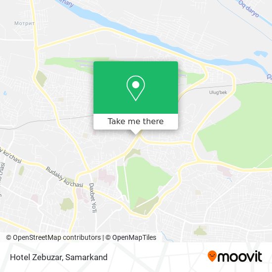 Hotel Zebuzar map