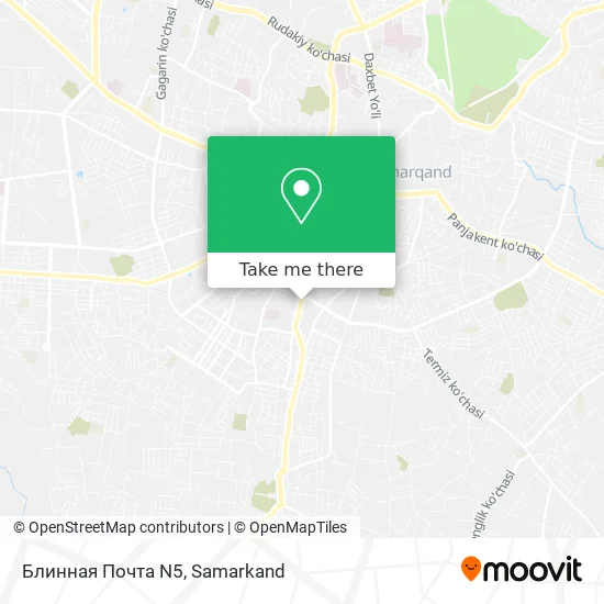 Блинная Почта N5 map