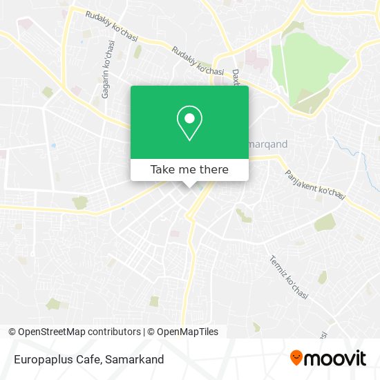 Europaplus Cafe map