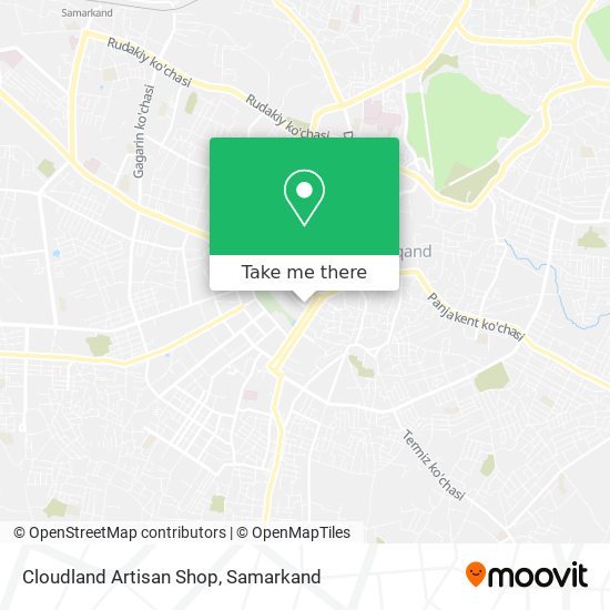 Cloudland Artisan Shop map