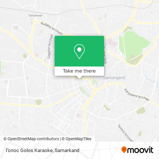 Голос Golos Karaoke map