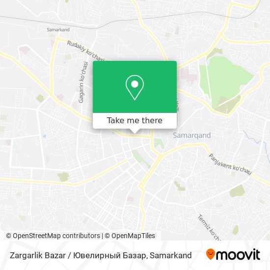 Zargarlik Bazar / Ювелирный Базар map