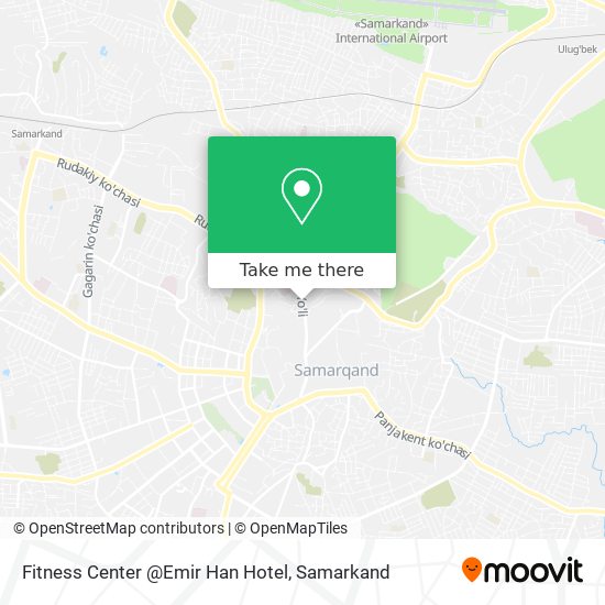 Fitness Center @Emir Han Hotel map