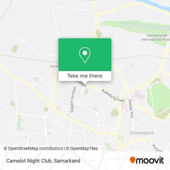 Camelot Night Club map