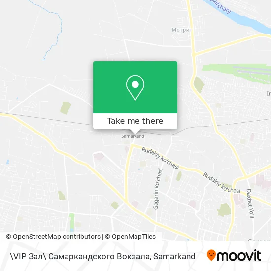 \VIP Зал\ Самаркандского Вокзала map