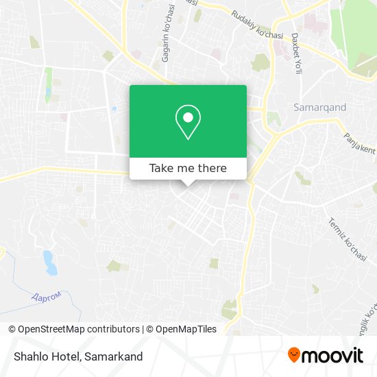 Shahlo Hotel map