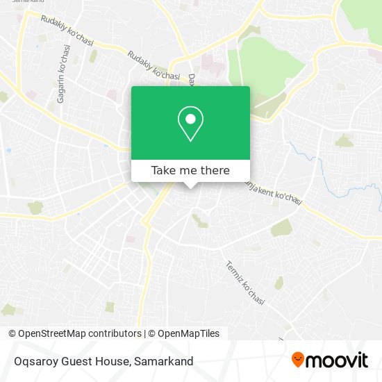Oqsaroy Guest House map