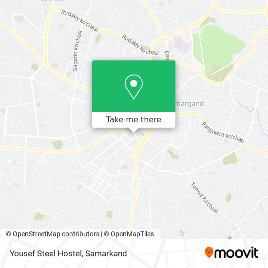 Yousef Steel Hostel map