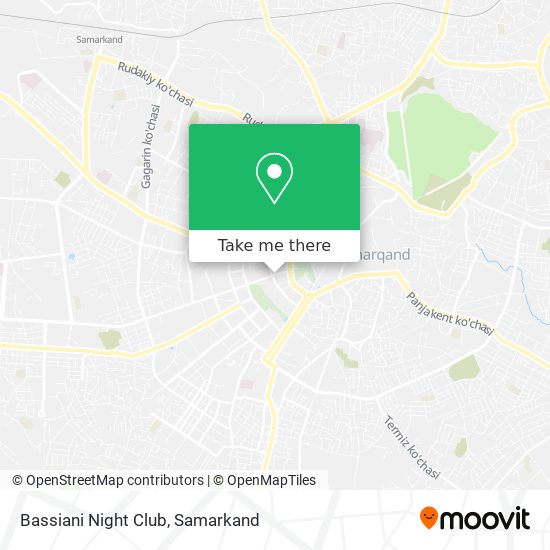 Bassiani Night Club map