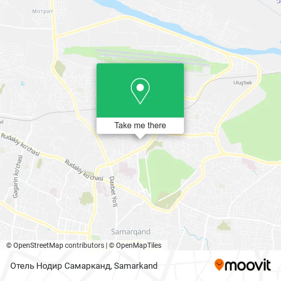 Отель Нодир Самарканд map