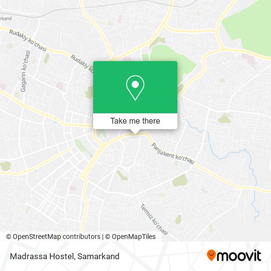 Madrassa Hostel map